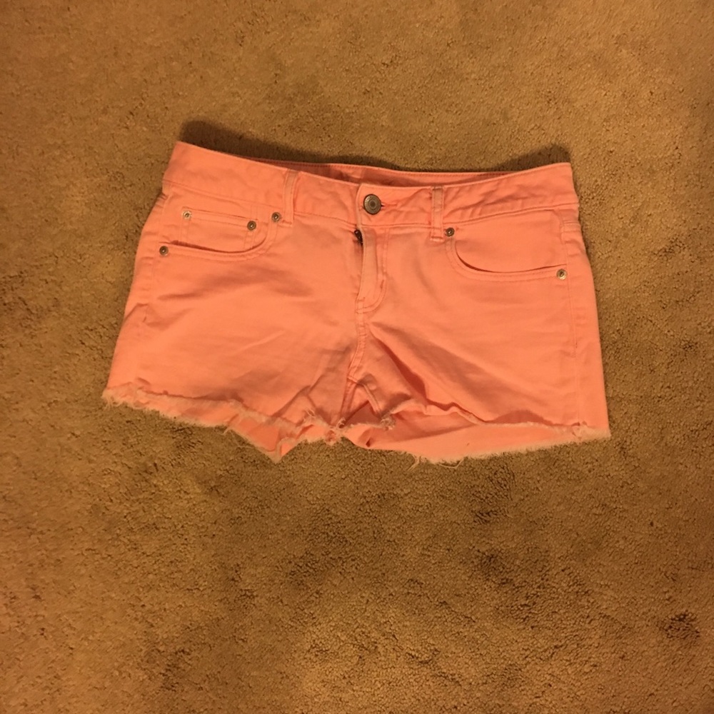 American Eagle Pink Jeans Shorts